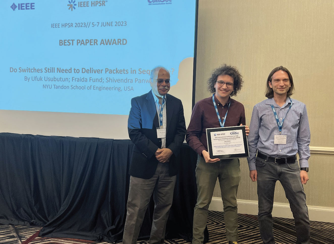 IEEE HPSR: BEST PAPER AWARD